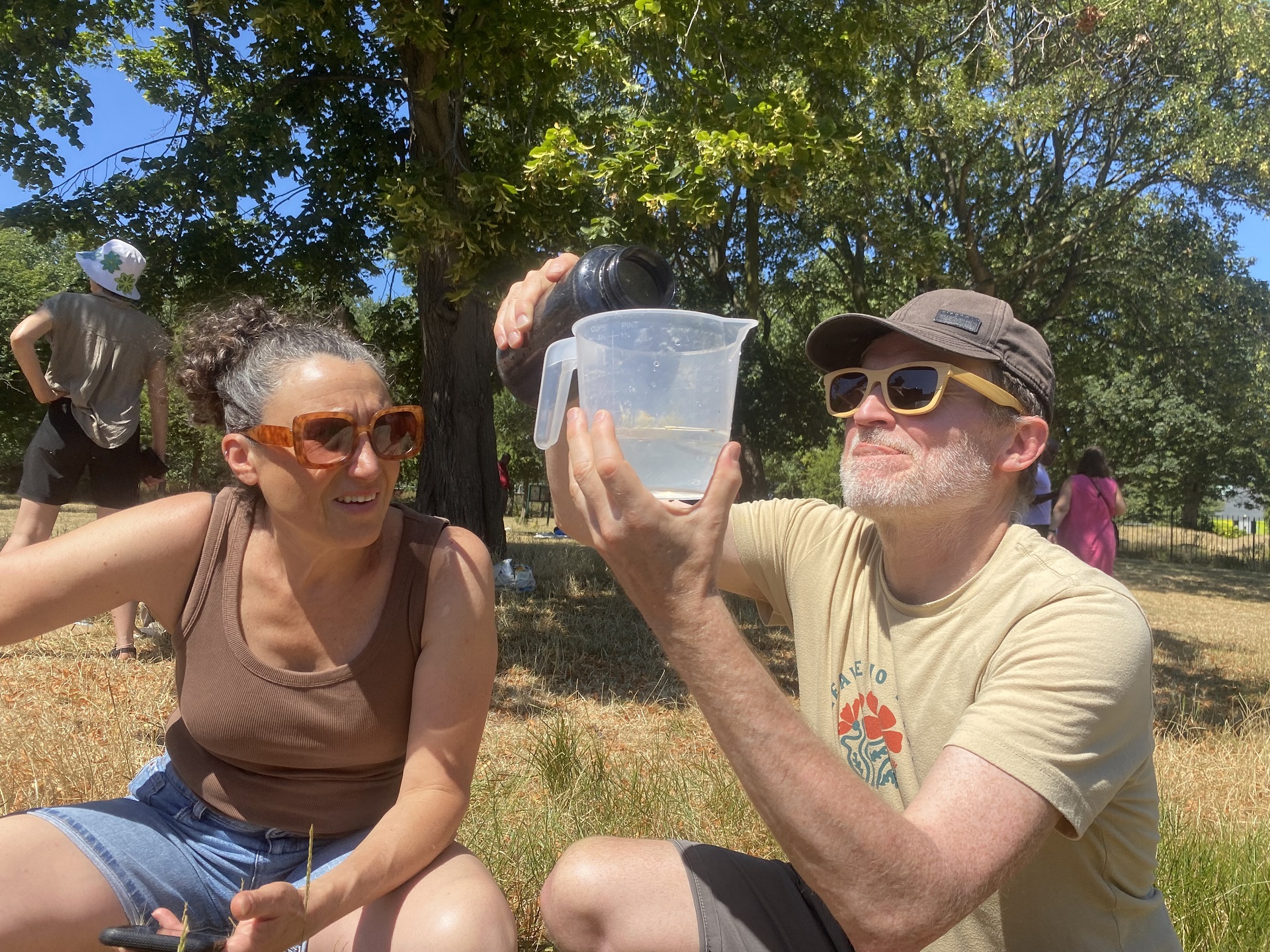 Serving food at the VCRA Winter Fayre 2024 at the Triangle Centre