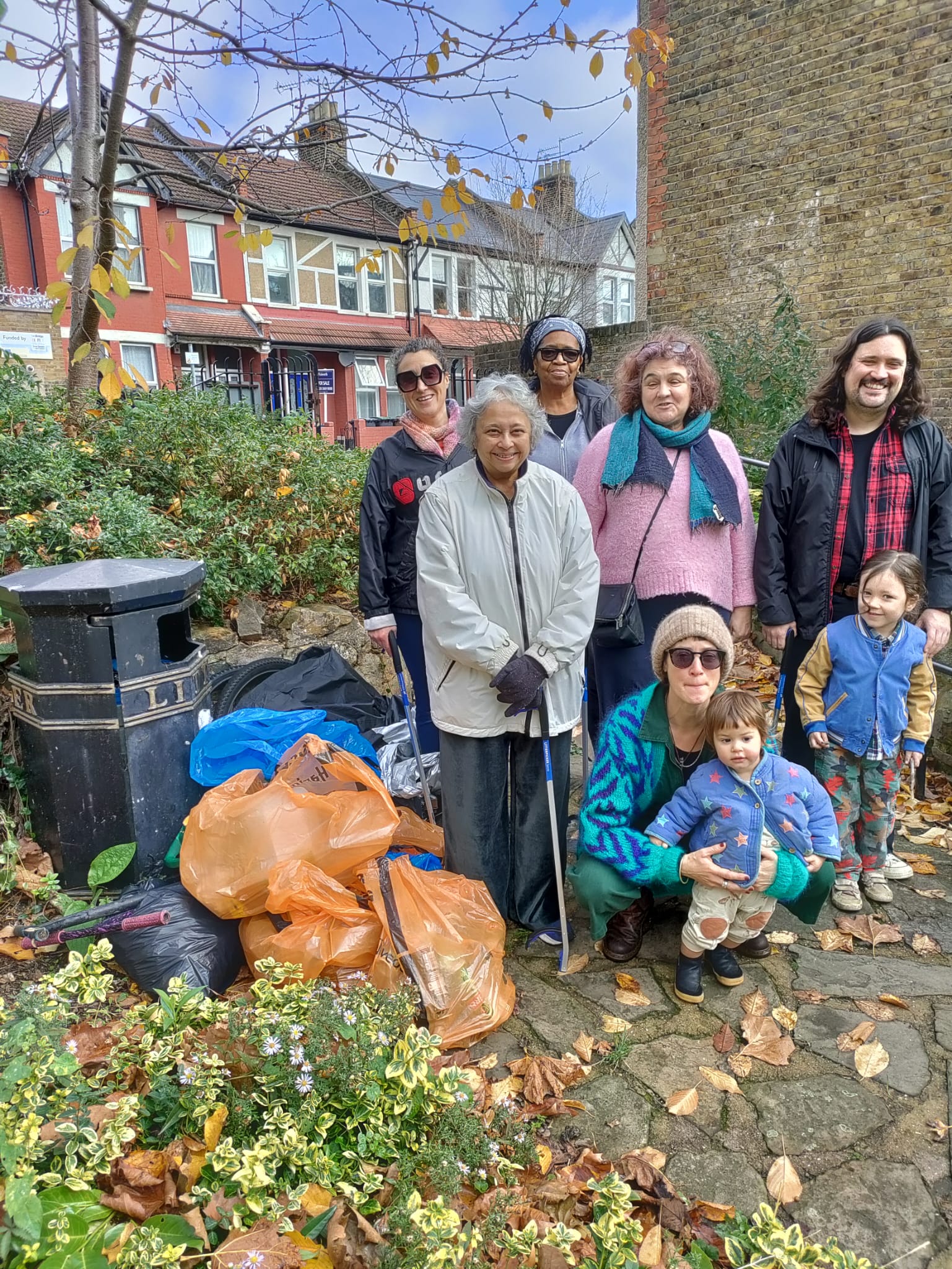 Manchester Gardens litter pick on Saturday 8 December